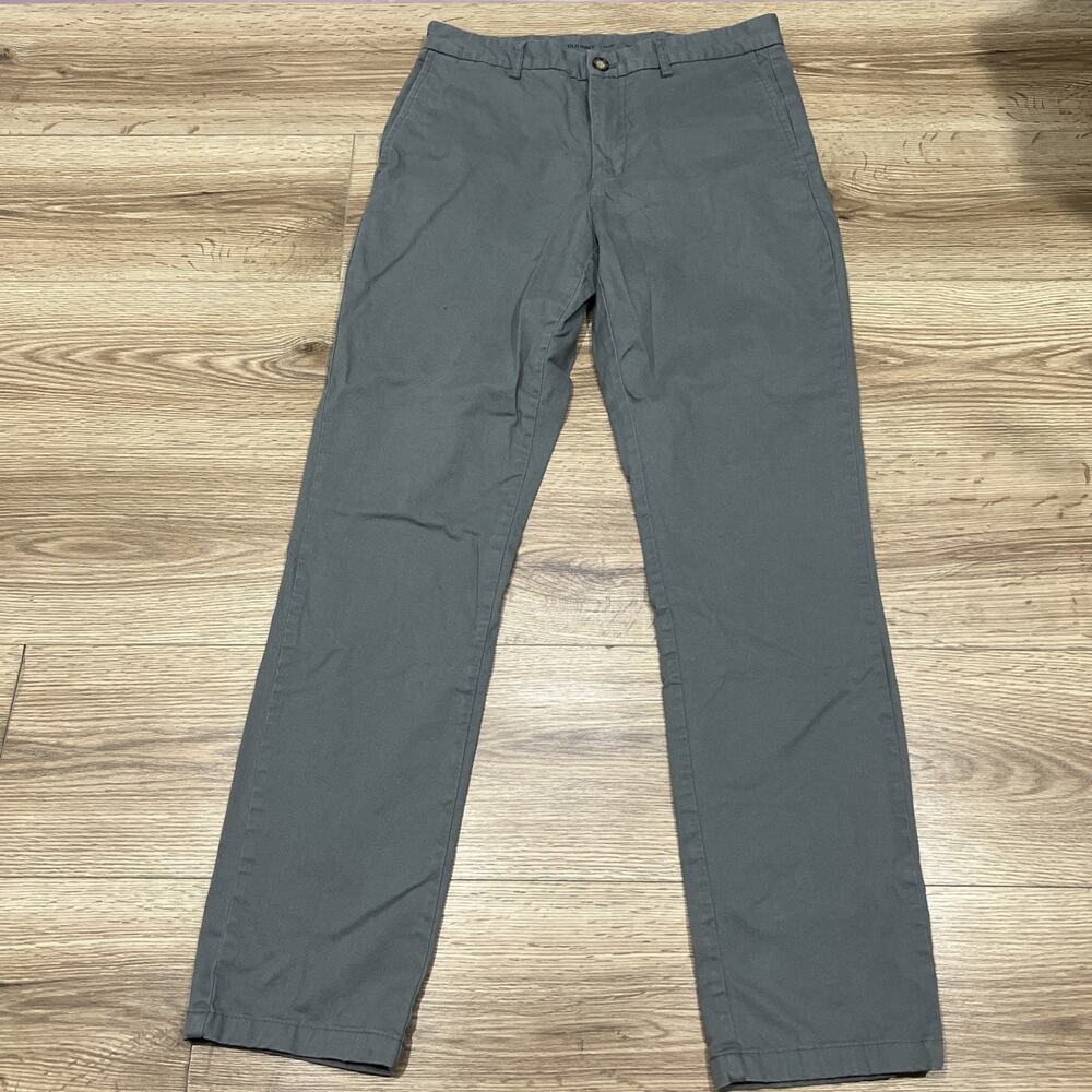 Old Navy Mens 32x32 Gray Pants Built-In Flex (A69)